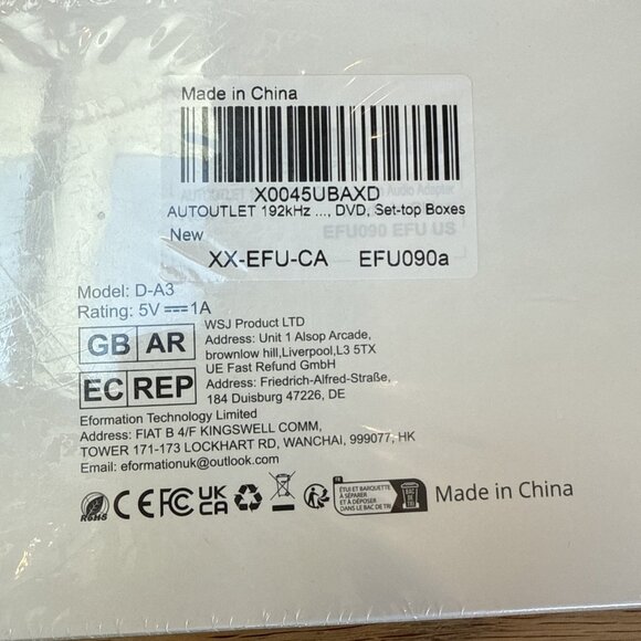 AutOutlet 192kHz Optical to 3.5mm Audio Converter - Picture 2 of 2